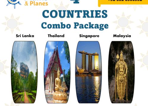 Plains & Planes Exclusive 4 Countries Combo Package